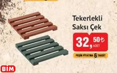TEKERLEKLİ SAKSI ÇEK TEKERLEKLİ SAKSI ÇEK